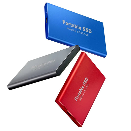 1TB External SSD Portable Hard Drive USB 3.1 Type-C Fast Storage Plug Play for Laptop Mac PC Student Daily Use